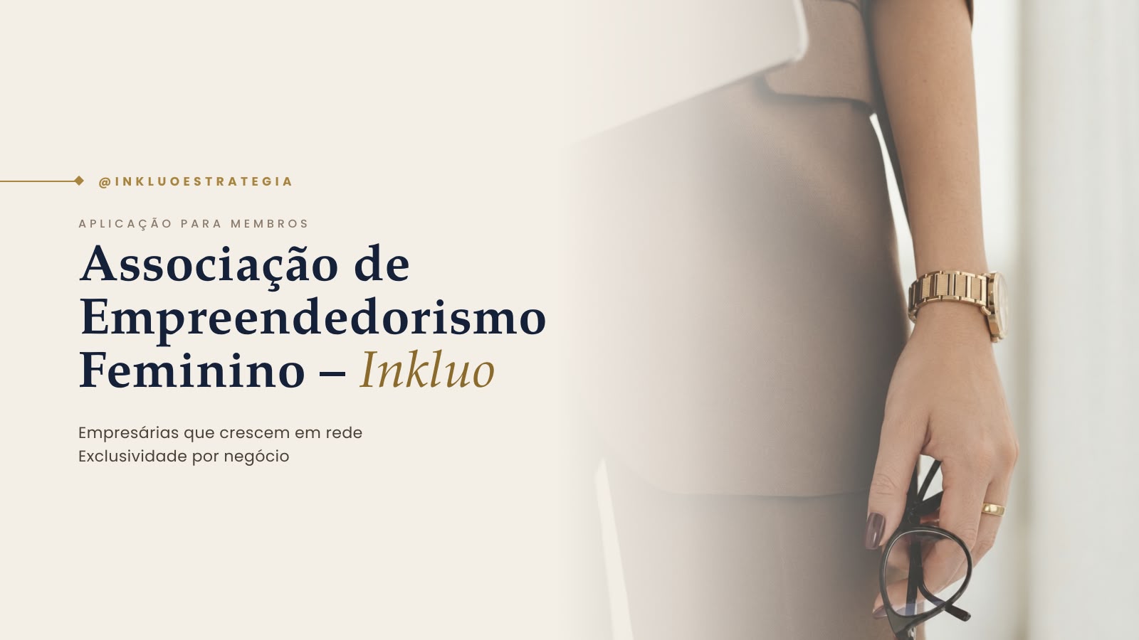 Associação de Empreendedorismo Feminino Inkluo — empresárias que crescem em rede, com exclusividade por negócio